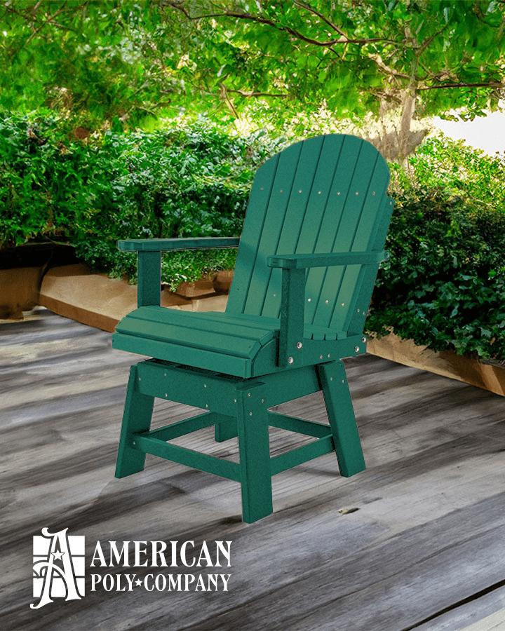 American Poly Dining Height Swivel Chair Turf