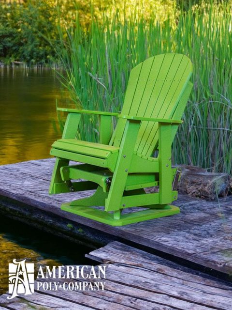 American Poly Swivel Glider Lime